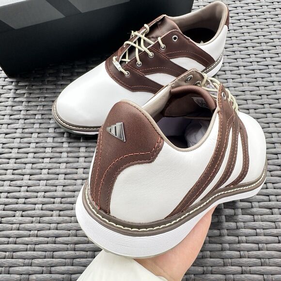 Adidas MC Z-Traxion White/Brown Golf Men's Shoes IG0910 - Picture 10 of 15